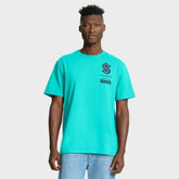 Seattle Kraken Fanatics Crash The Net Legacy T-Shirt - Light Blue T-shirts