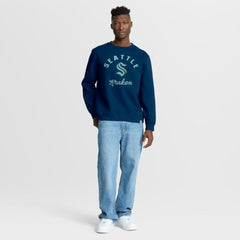 Seattle Kraken Fanatics Stickler Sweatshirt - Deep Sea Blue Sweatshirts