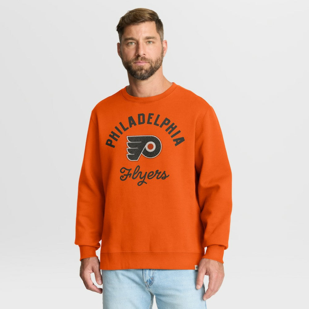 Philadelphia Flyers Fanatics Stickler Sweatshirt - Orange Sweatshirts