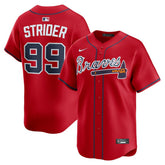 Spencer Strider Atlanta Braves Alternate Limited Player Jersey Red
