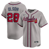 Matt Olson Atlanta Braves Road Limited Player Jersey Gray