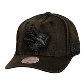 San Jose Sharks Mitchell & Ness Downtown Snow Wash Pro-Crown Adjustable Hat - Black Hats