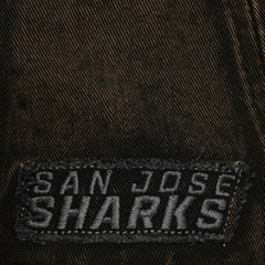 San Jose Sharks Mitchell & Ness Downtown Snow Wash Pro-Crown Adjustable Hat - Black Hats