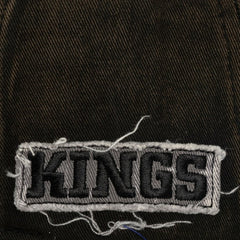 Los Angeles Kings Mitchell & Ness Downtown Snow Wash Pro-Crown Adjustable Hat - Black Hats