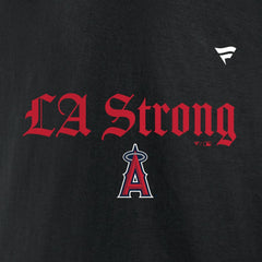 Los Angeles Angels Unisex LA Strong Fleece Pullover Hoodie Black