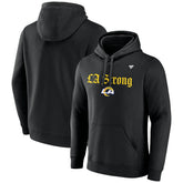 Los Angeles Rams Unisex LA Strong Fleece Pullover Hoodie - Black for sale