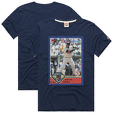 David Ortiz Boston Red Sox Homage 2003 Topps Baseball Card Player T-Shirt Navy