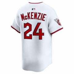 Triston McKenzie Cleveland Guardians Home Limited Player Jersey White