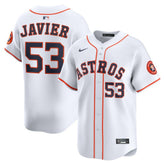 Cristian Javier Houston Astros Home Limited Player Jersey White