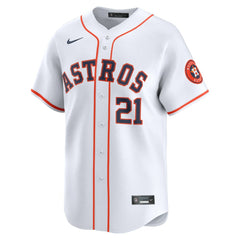 Yainer Diaz Houston Astros Home Limited Player Jersey White