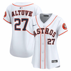 Jose Altuve Houston Astros Women's Home Limited Player Jersey White