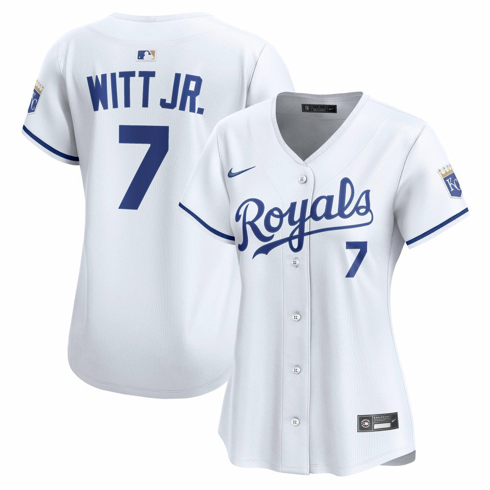 Bobby Witt Jr. Kansas City Royals Women's Home Limited Player Jersey White