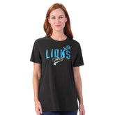 Detroit Lions G-III 4Her by Carl Banks Women's Jacey Performance Tri-Blend T-Shirt - Black cheap