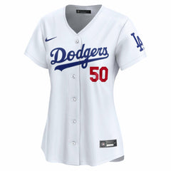 Mookie Betts Los Angeles Dodgers Women's Home Limited Player Jersey White