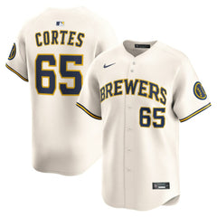 Nestor Cortes Milwaukee Brewers Home Limited Player Jersey Cream