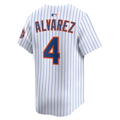 Francisco Alvarez New York Mets Home Limited Player Jersey White