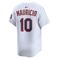 Ronny Mauricio New York Mets Home Limited Player Jersey White