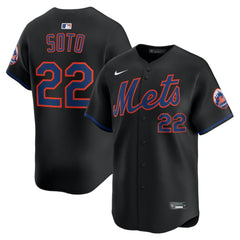 Juan Soto New York Mets Alternate Limited Player Jersey Black