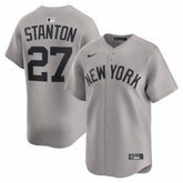 Giancarlo Stanton New York Yankees Road Limited Jersey Gray