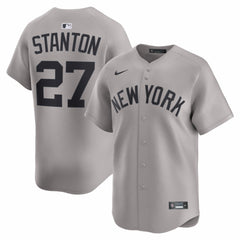 Giancarlo Stanton New York Yankees Road Limited Jersey Gray