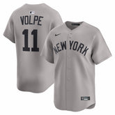 Anthony Volpe New York Yankees Road Limited Player Jersey Gray