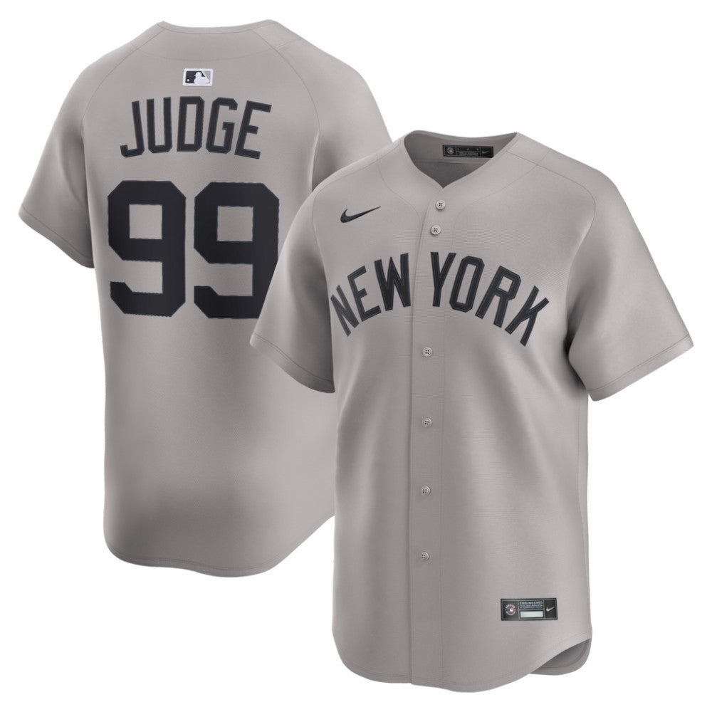 Aaron Judge New York Yankees Road Limited Player Jersey Gray