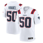 Mike Vrabel New England Patriots Retired Player Game Jersey - White discount