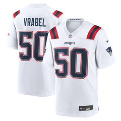 Mike Vrabel New England Patriots Retired Player Game Jersey - White discount