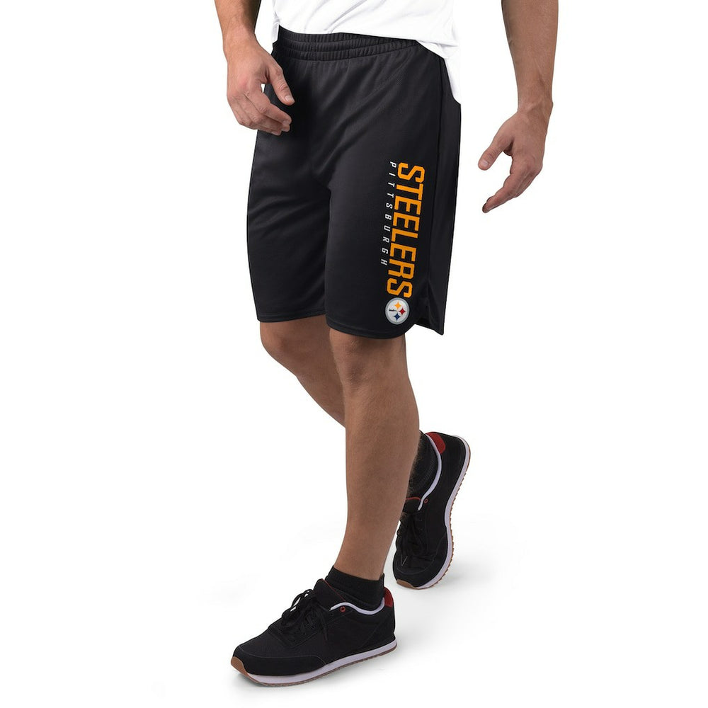 Pittsburgh Steelers MSX by Michael Strahan Mesh Shorts - Black sale