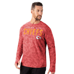 Kansas City Chiefs MSX by Michael Strahan Performance Camo Long Sleeve T-Shirt - Red cheap