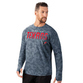Houston Texans MSX by Michael Strahan Performance Camo Long Sleeve T-Shirt - Navy cheap