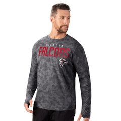Atlanta Falcons MSX by Michael Strahan Performance Camo Long Sleeve T-Shirt - Black online