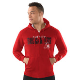 Tampa Bay Buccaneers Starter Distressed Classic Full-Zip Hoodie - Red for sale