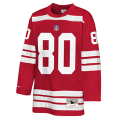 Jerry Rice San Francisco 49ers Youth Hockey Fashion Jersey - Scarlet sale