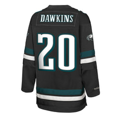 Brian Dawkins Philadelphia Eagles Youth Hockey Fashion Jersey - Black cheap