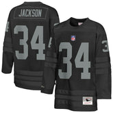 Bo Jackson Las Vegas Raiders Youth Hockey Fashion Jersey - Black cheap