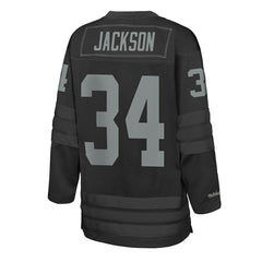 Bo Jackson Las Vegas Raiders Youth Hockey Fashion Jersey - Black cheap