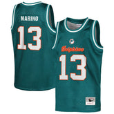 Dan Marino Miami Dolphins Youth Retired Player NFL Basketball Fashion Jersey - Aqua outlet