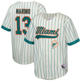 Dan Marino Miami Dolphins Youth Retired Player Name & Number Baseball Jersey - Cream discount