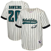 Brian Dawkins Philadelphia Eagles Youth Retired Player Name & Number Baseball Jersey - Cream discount