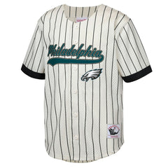 Brian Dawkins Philadelphia Eagles Youth Retired Player Name & Number Baseball Jersey - Cream discount