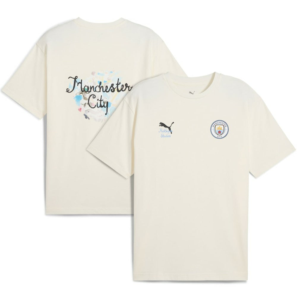 Manchester City x KidSuper 2025 FIFA Club World Cup Graphic T-Shirt - White on sale