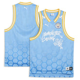 Manchester City 2025 FIFA Club World Cup dryCELL Basketball Jersey Discount - Light Blue