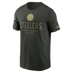 Pittsburgh Steelers 2025 Salute to Service Sideline Primary Edge Dri-FIT T-Shirt - Forest Green on sale