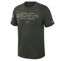 Detroit Lions 2025 Salute to Service Sideline Slub Dri-FIT T-Shirt - Dark Green cheap