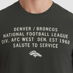 Denver Broncos 2025 Salute to Service Sideline Slub Dri-FIT T-Shirt - Forest Green discount