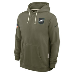 Philadelphia Eagles 2025 Salute to Service Sideline Standard Issue Dri-FIT Hoodie - Olive online
