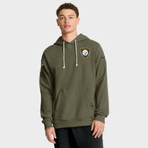 Pittsburgh Steelers 2025 Salute to Service Sideline Standard Issue Dri-FIT Hoodie - Olive cheap