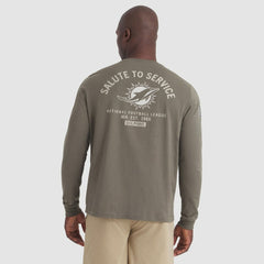 Miami Dolphins 2025 Salute to Service Sideline Long Sleeve T-Shirt - Olive online