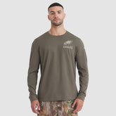 Philadelphia Eagles 2025 Salute to Service Sideline Long Sleeve T-Shirt - Olive sale